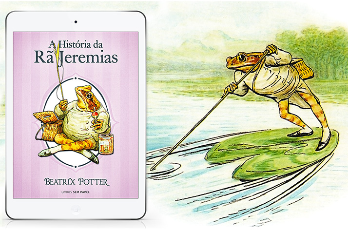 A História da Rã Jeremias e as aventuras de um dia de&nbsp;pesca