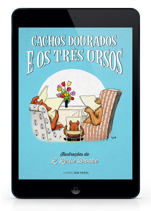 Cachos Dourados e os Três Ursos capa eBook
